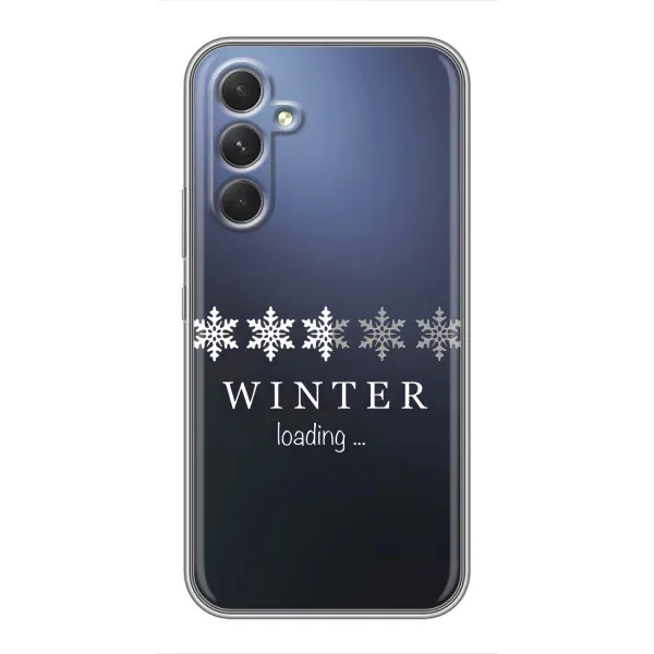 Чохол з принтом «Winter loading» для Samsung Galaxy S26 Edge