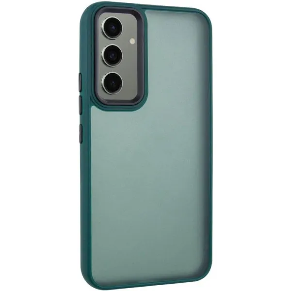 Чехол TPU+PC Lyon Frosted для Samsung Galaxy S26+ — Зеленый