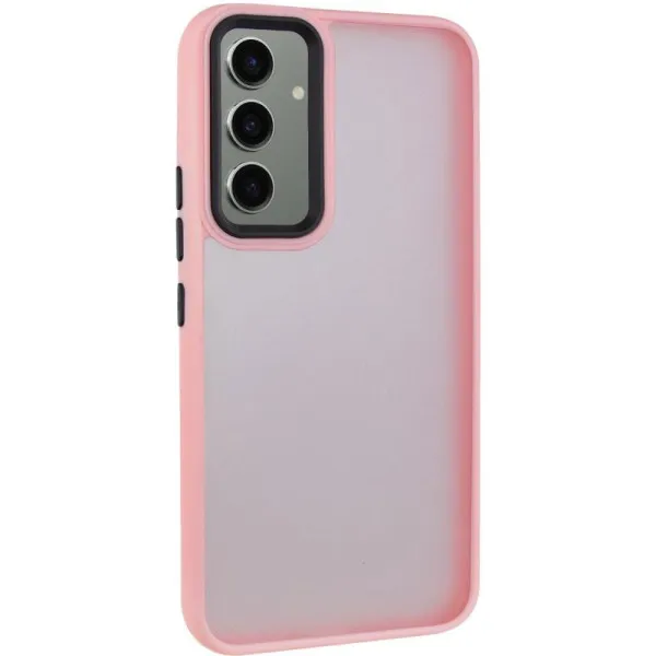 Чехол TPU+PC Lyon Frosted для Samsung Galaxy S26+ — Розовый