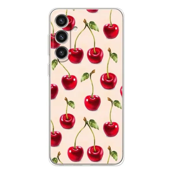 Чехол с принтом «Вишня» для Samsung Galaxy S26 Plus