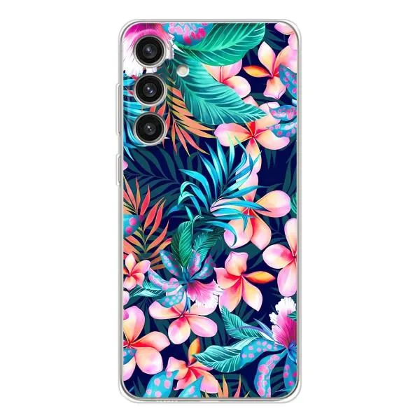Чехол с принтом «Красочные цветы» для Samsung Galaxy S26 Plus