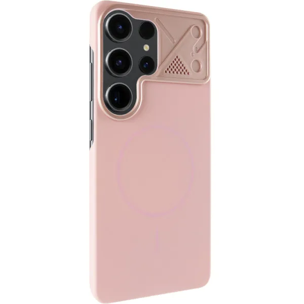 Чехол PC Synq with Magnetic Fit для Samsung Galaxy S26 Ultra — Розовый — фото 1 Чехол PC Synq with Magnetic Fit для Samsung Galaxy S26 Ultra — Розовый — фото 1