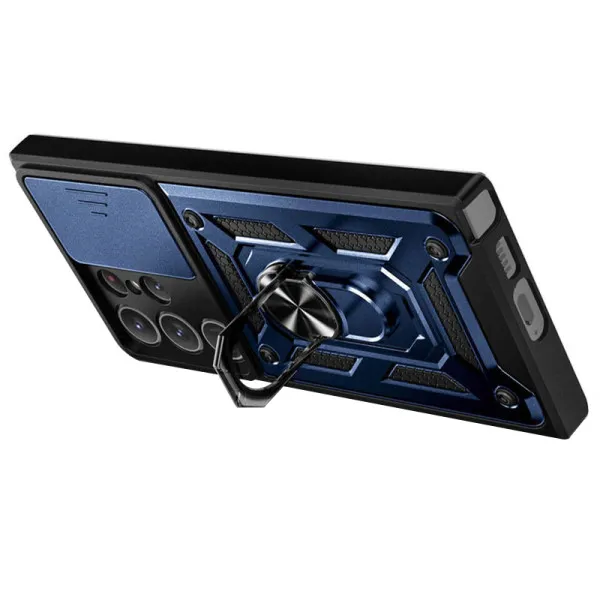 Чохол Ummi Camshield Serge Ring для Samsung Galaxy S26 Ultra — Синій — фото 3