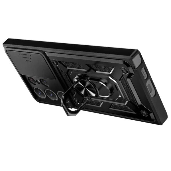 Чохол Ummi Camshield Serge Ring для Samsung Galaxy S26 Ultra — Чорний — фото 3
