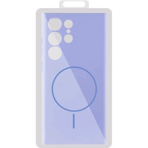Чехол Silicone Cover Lakshmi Full Camera (AA) with Magnetic Fit для Samsung Galaxy S26 Ultra — Сиреневый — фото 2