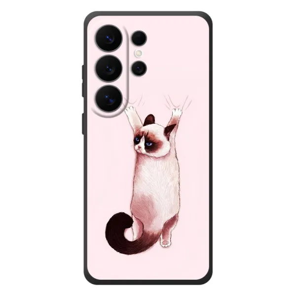 Чехол с принтом «Котик падает» для Samsung Galaxy S26 Ultra