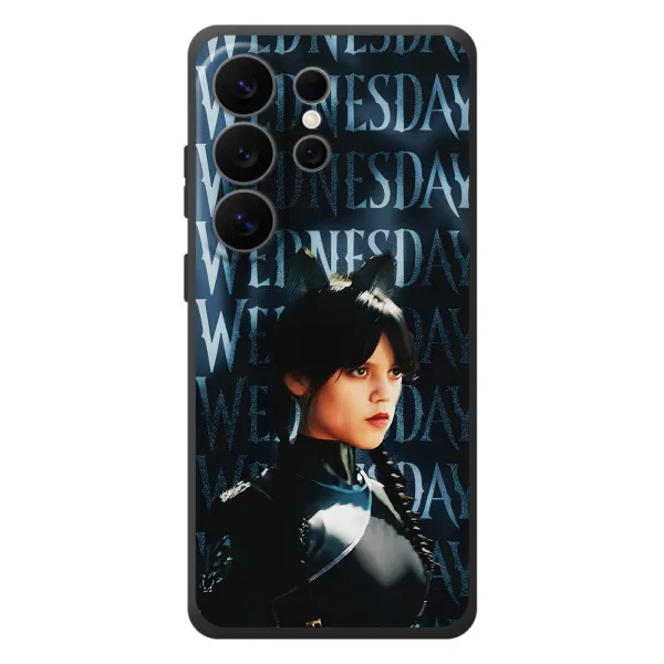 Чехол с принтом «Уэнздей кошка» для Samsung Galaxy S26 Ultra