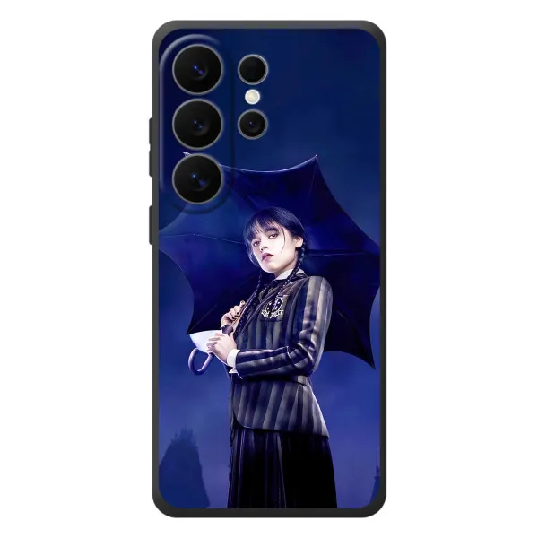 Чехол с принтом «Уэнздей с зонтом» для Samsung Galaxy S26 Ultra