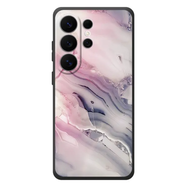 Чехол с принтом «Пурпурный Мрамор» для Samsung Galaxy S26 Ultra