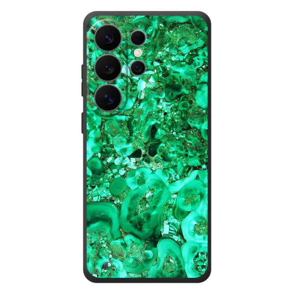 Чехол с принтом «Салатный Мрамор» для Samsung Galaxy S26 Ultra