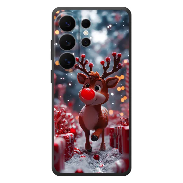 Чехол с принтом «Олень среди подарков» для Samsung Galaxy S26 Ultra