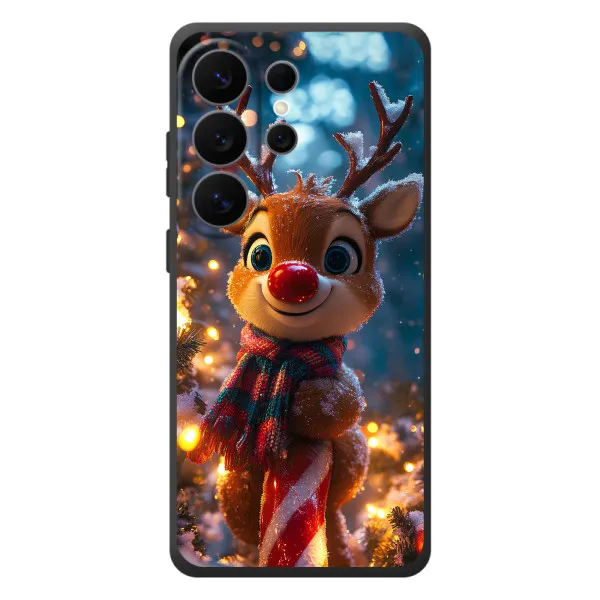 Чехол с принтом «Олень с шарфом» для Samsung Galaxy S26 Ultra