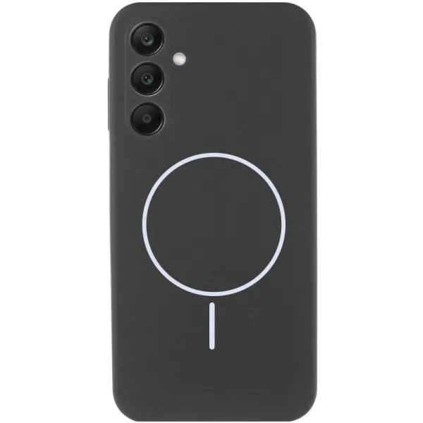 Чехол Silicone Cover Lakshmi Full Camera (AA) with Magnetic Fit для Samsung Galaxy S26 — Черный