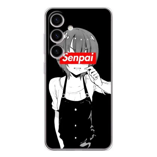 Чохол з принтом «Senpai» для Samsung Galaxy S26