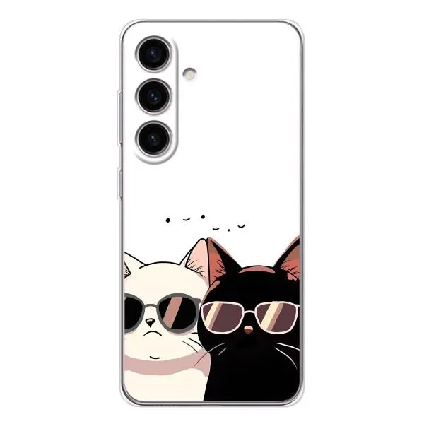 Чехол с принтом «Коты в очках» для Samsung Galaxy S26