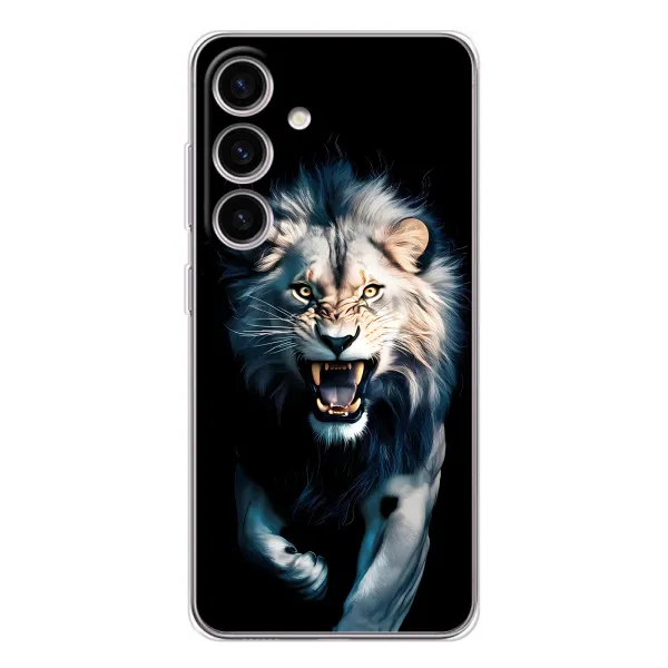 Чехол с принтом «Лев в темноте» для Samsung Galaxy S26