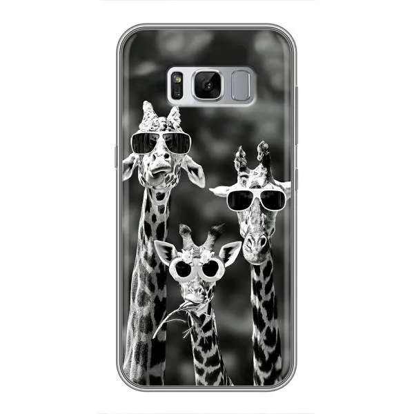 Чехол с принтом «Жирафы в очках» для Samsung Galaxy S8 Plus (G955)