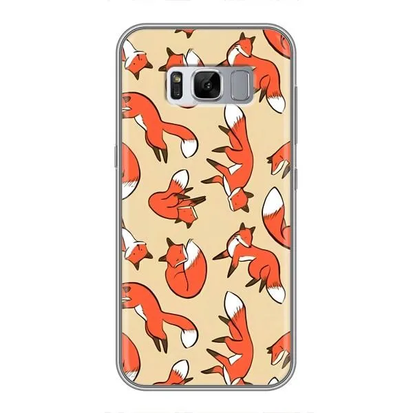 Чехол с принтом «Лисички» для Samsung Galaxy S8 (G950)
