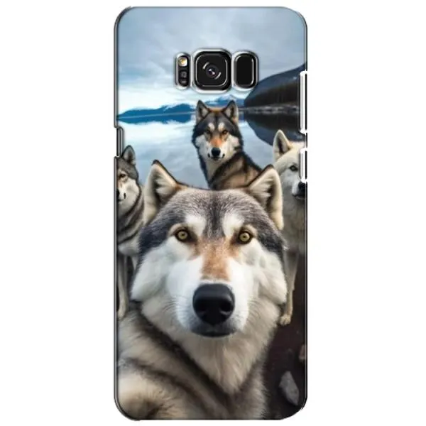 Чехол с принтом «Селфи ХАски» для Samsung Galaxy S8 (G950)
