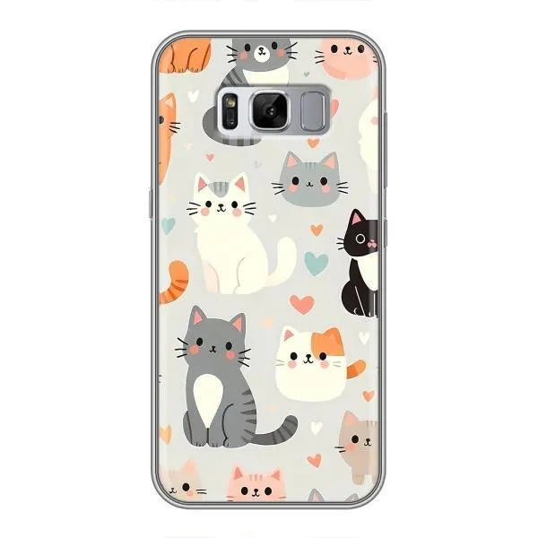 Чохол з принтом «Колаж котів» для Samsung Galaxy S8 (G950)