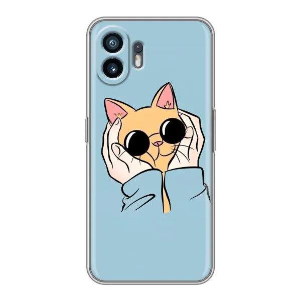 Чехол с принтом «Котик в очках» для Samsung Galaxy XCover7 Pro