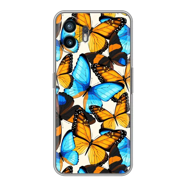 Чехол с принтом «Яркие бабочки» для Samsung Galaxy XCover7 Pro
