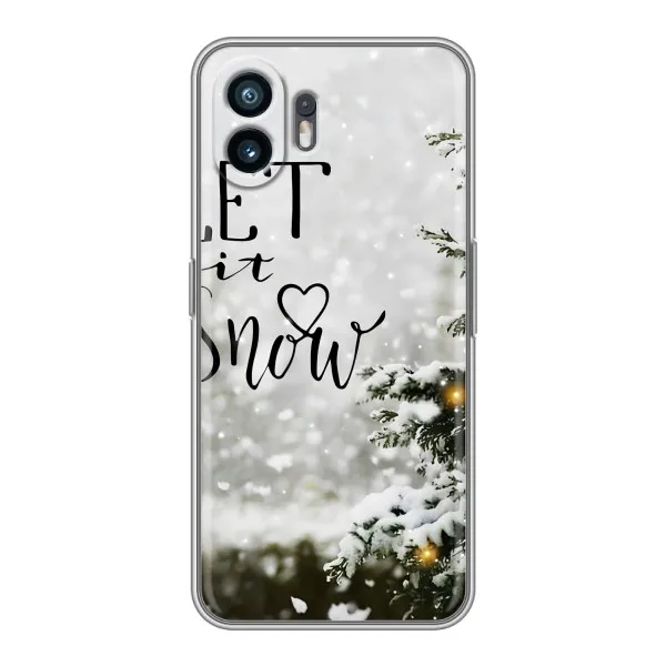 Чохол з принтом «Let it snow» для Samsung Galaxy XCover7 Pro