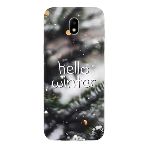 Чехол с принтом «Hello winter» для Samsung Galaxy J5 2017 (J530F EU)