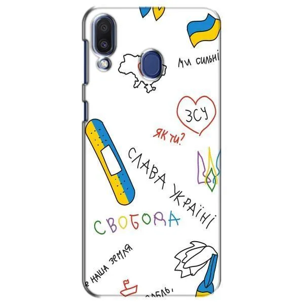 Чехол с принтом «Стикер» для Samsung Galaxy M20 (M205)