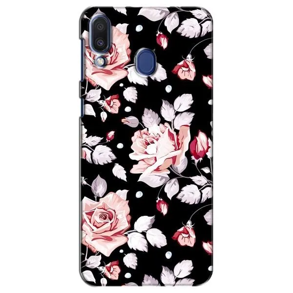 Чехол с принтом «Цветочки на черном» для Samsung Galaxy M20 (M205) Чехол с принтом «Цветочки на черном» для Samsung Galaxy M20 (M205)