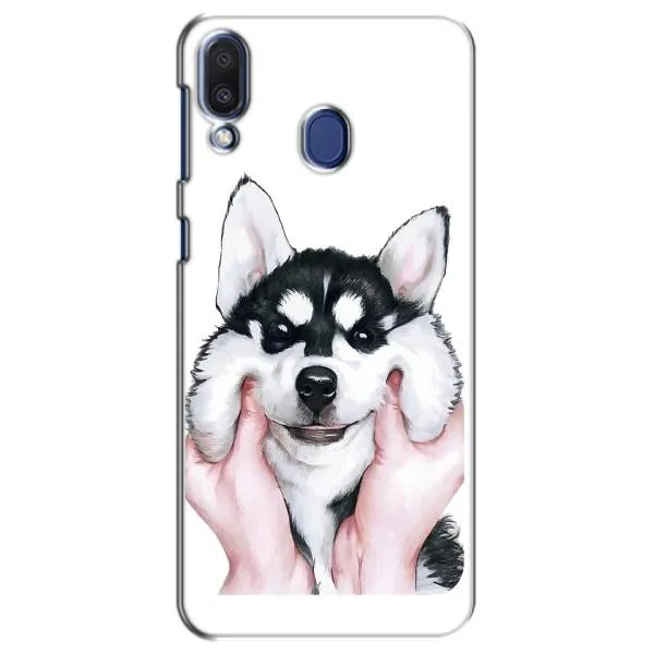 Чохол з принтом «Радісний Хаскі» для Samsung Galaxy M20 (M205)