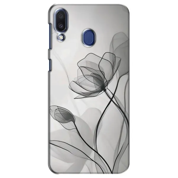 Чехол с принтом «Черные цветы» для Samsung Galaxy M20 (M205) Чехол с принтом «Черные цветы» для Samsung Galaxy M20 (M205)