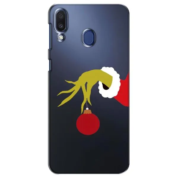 Чехол с принтом «Гринч с игрушкой» для Samsung Galaxy M20 (M205)