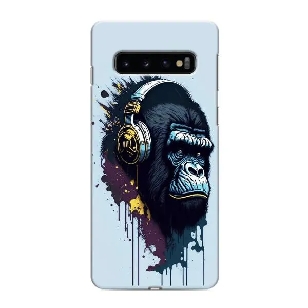 Чехол с принтом «Горилла в наушниках» для Samsung Galaxy S10e Чехол с принтом «Горилла в наушниках» для Samsung Galaxy S10e