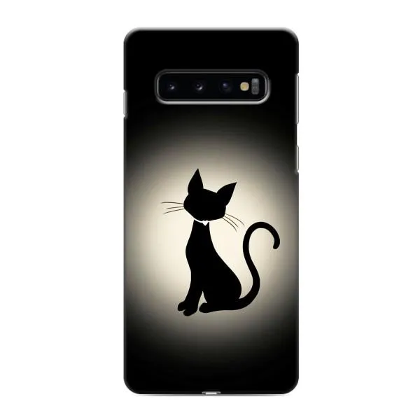Чехол с принтом «Силуэт котика» для Samsung Galaxy S10e Чехол с принтом «Силуэт котика» для Samsung Galaxy S10e
