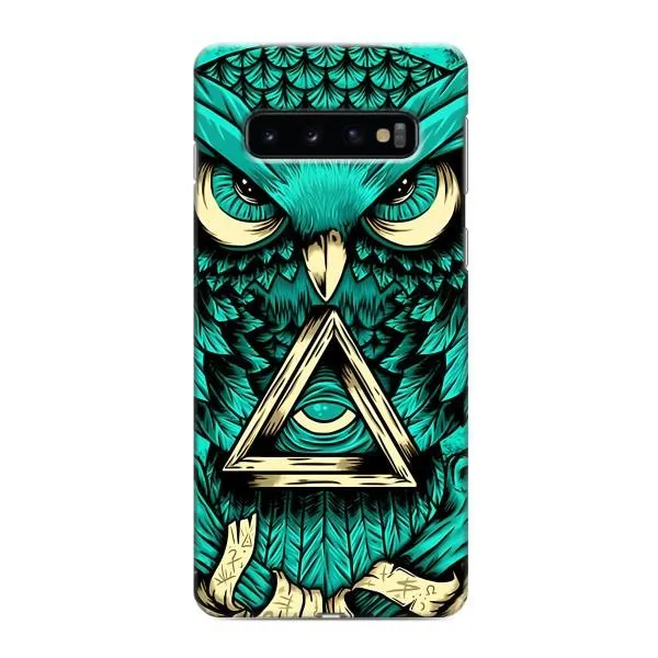 Чохол з принтом «Сова з оком» для Samsung Galaxy S10e