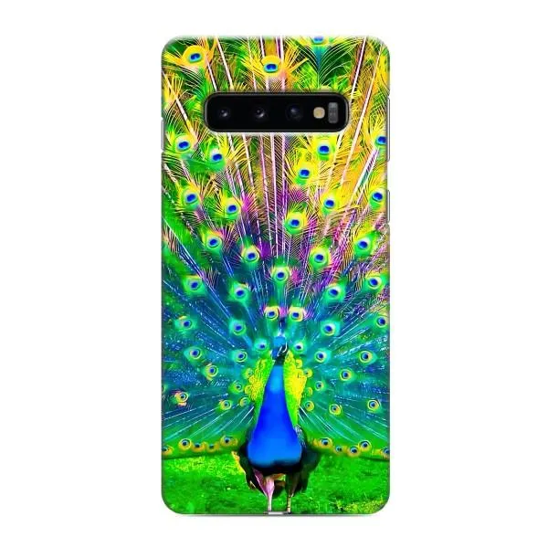 Чохол з принтом «Яскравий Павлин» для Samsung Galaxy S10e