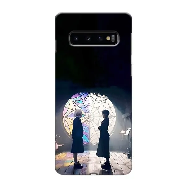 Чехол с принтом «Уэнздей и Инид» для Samsung Galaxy S10e Чехол с принтом «Уэнздей и Инид» для Samsung Galaxy S10e