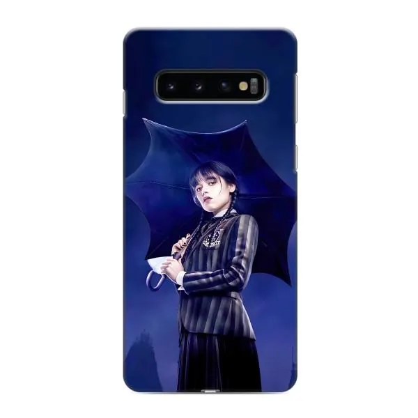Чехол с принтом «Уэнздей с зонтом» для Samsung Galaxy S10e Чехол с принтом «Уэнздей с зонтом» для Samsung Galaxy S10e