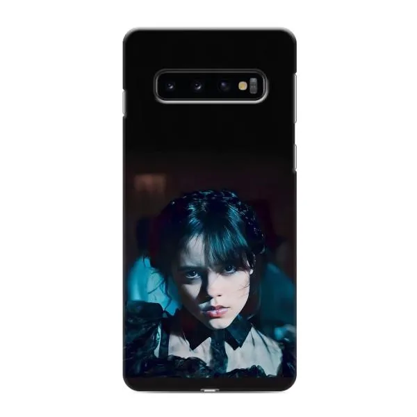 Чехол с принтом «взгляд Уэнздей» для Samsung Galaxy S10e Чехол с принтом «взгляд Уэнздей» для Samsung Galaxy S10e