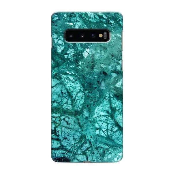 Чохол з принтом «Зелений мрамор» для Samsung Galaxy S10e