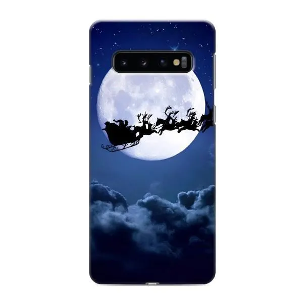 Чехол с принтом «Санта - луна» для Samsung Galaxy S10e Чехол с принтом «Санта - луна» для Samsung Galaxy S10e