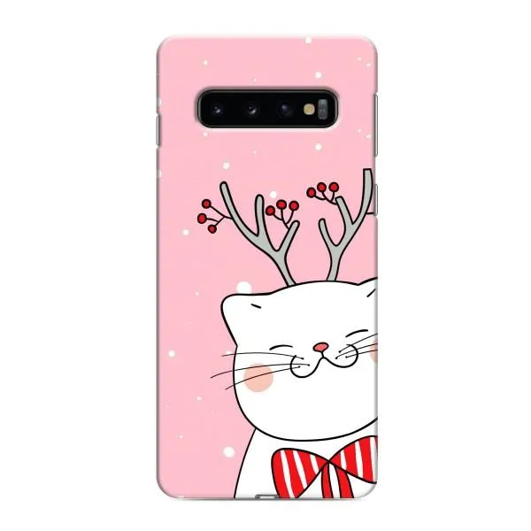 Чехол с принтом «Зимний кот» для Samsung Galaxy S10e Чехол с принтом «Зимний кот» для Samsung Galaxy S10e