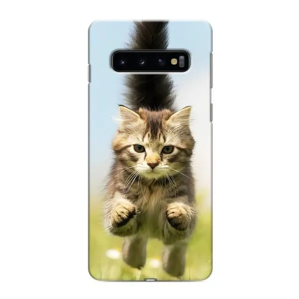 Чехол с принтом «Прыжок кота» для Samsung Galaxy s10 Plus