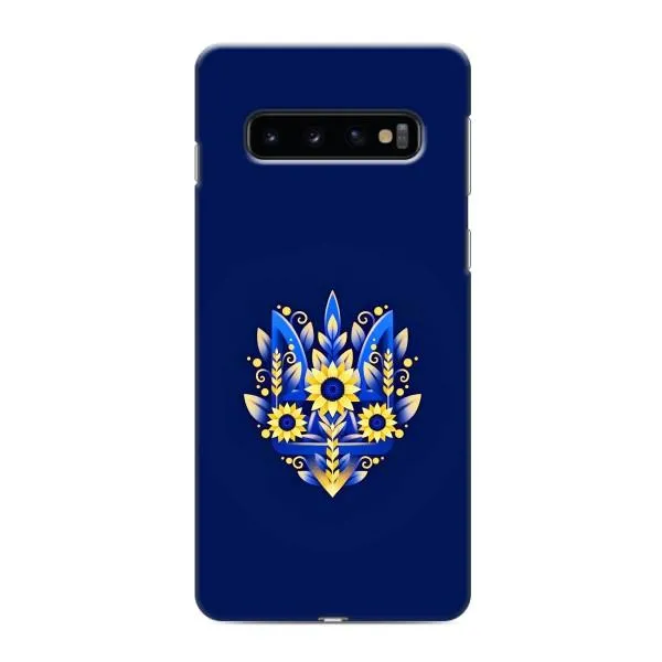 Чехол с принтом «Цветочный Герб» для Samsung Galaxy s10 Plus