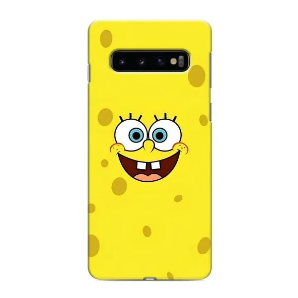 Чехол с принтом «Мордашка Спанч Боба» для Samsung Galaxy s10 Plus