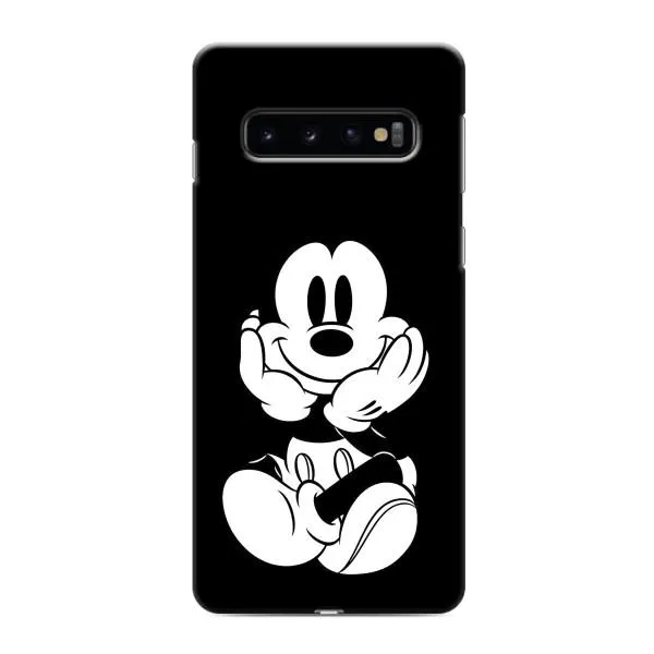 Чехол с принтом «Микки на черном» для Samsung Galaxy s10 Plus Чехол с принтом «Микки на черном» для Samsung Galaxy s10 Plus