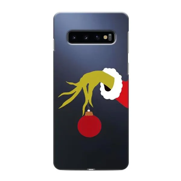 Чехол с принтом «Гринч с игрушкой» для Samsung Galaxy s10 Plus Чехол с принтом «Гринч с игрушкой» для Samsung Galaxy s10 Plus
