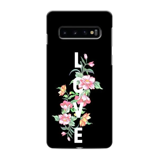 Чехол с принтом «Цветы LOVE» для Samsung Galaxy S10 Чехол с принтом «Цветы LOVE» для Samsung Galaxy S10