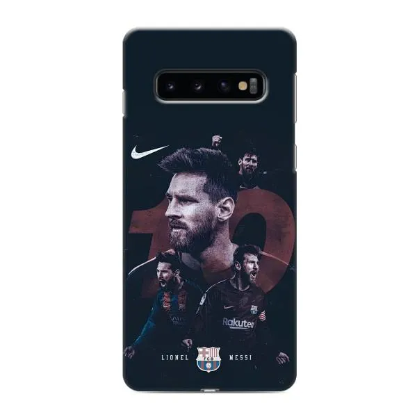 Чехол с принтом «Месси 10» для Samsung Galaxy S10